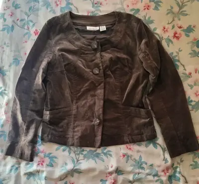 Chaqueta de mujer marrón - miniatura 1