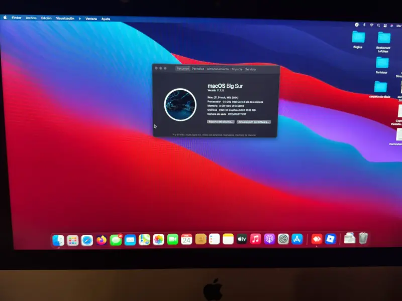 iMac 21.5 pulgadas 2014 - 2