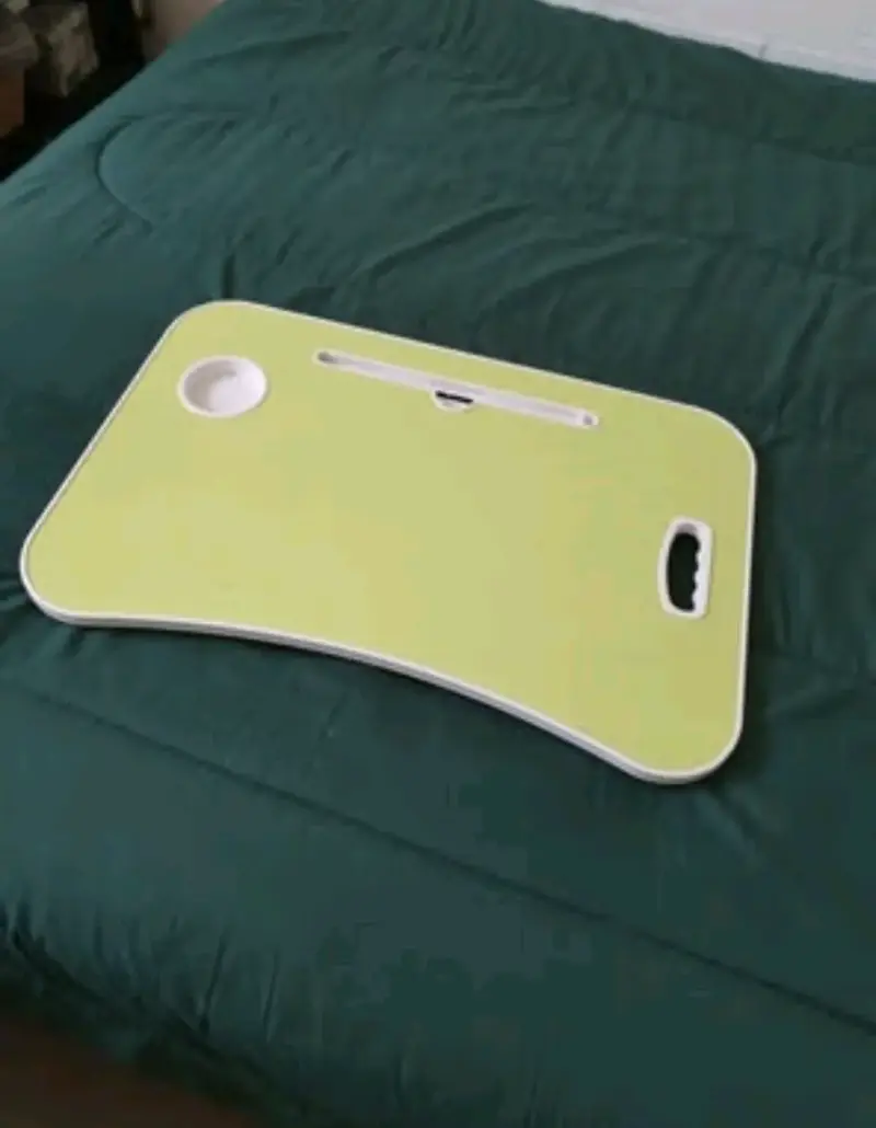 Mesita portátil verde para cama - 1