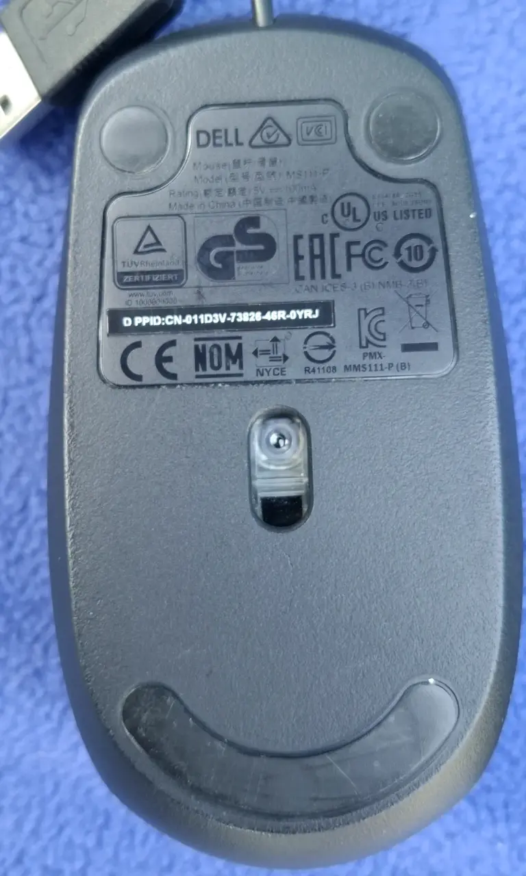 Mouse Con Cable Dell Y Hp - 3