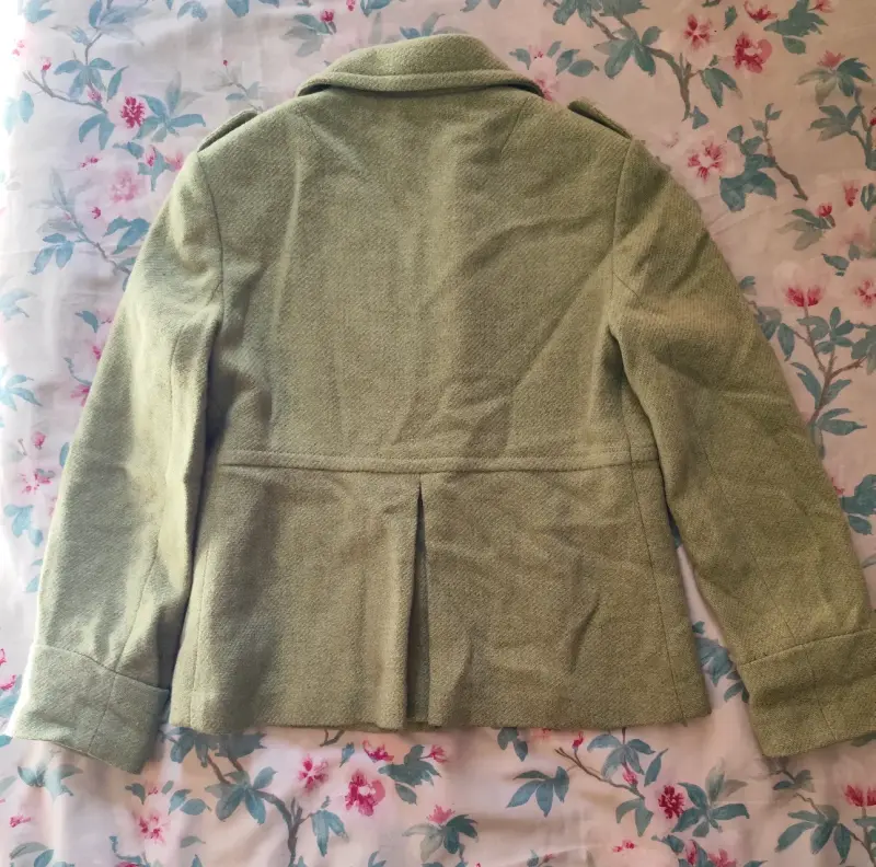 Chaqueta verde de lana - 3