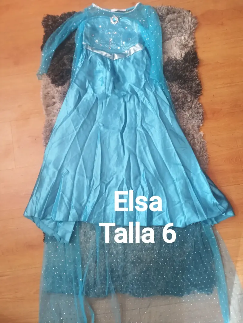 Disfraz Elsa Talla 6 - 1