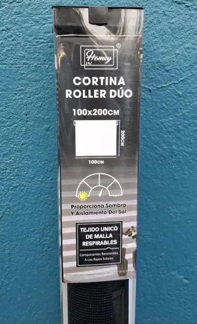 Cortina Roller Dúo 100x200cm - miniatura 1