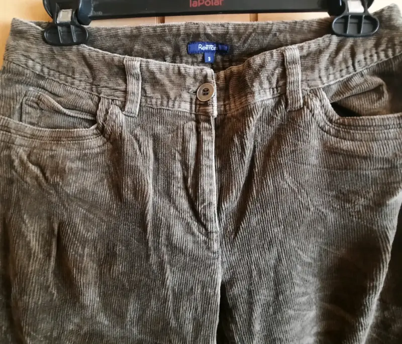 Pantalones de pana gris oscuros - 3