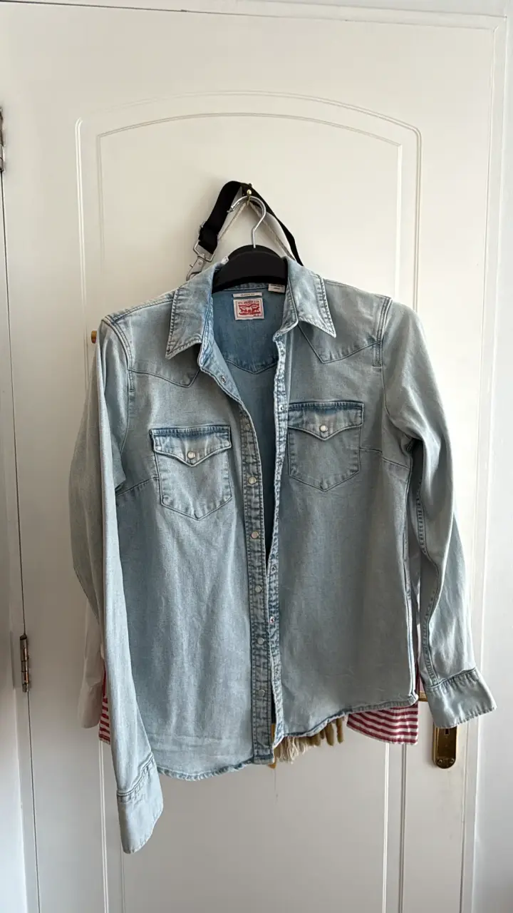 Camisa de mezclilla celeste