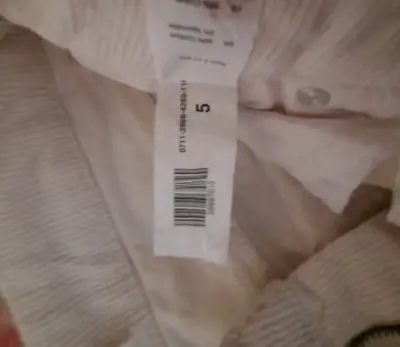 Pantalones beige de pana - miniatura 4