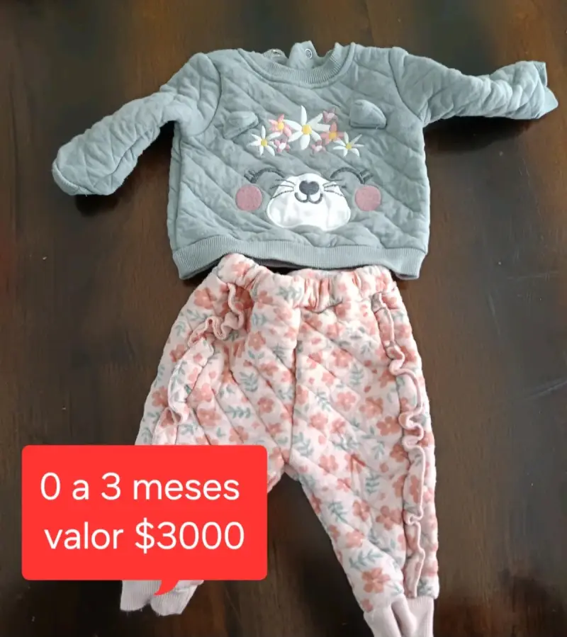 Conjunto ropa bebé 0 a 3 meses