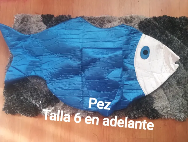 Disfraz infantil pez azul