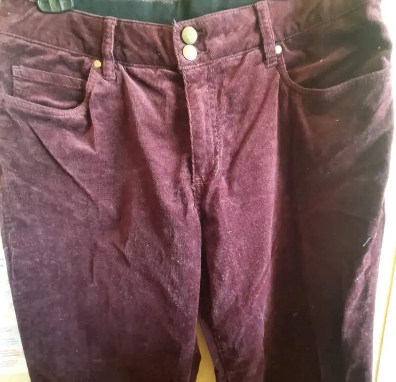 Jeans de terciopelo morado - 2