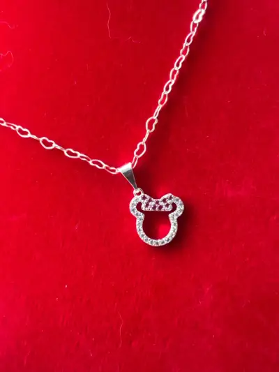 Collar con dije de flor - miniatura 5