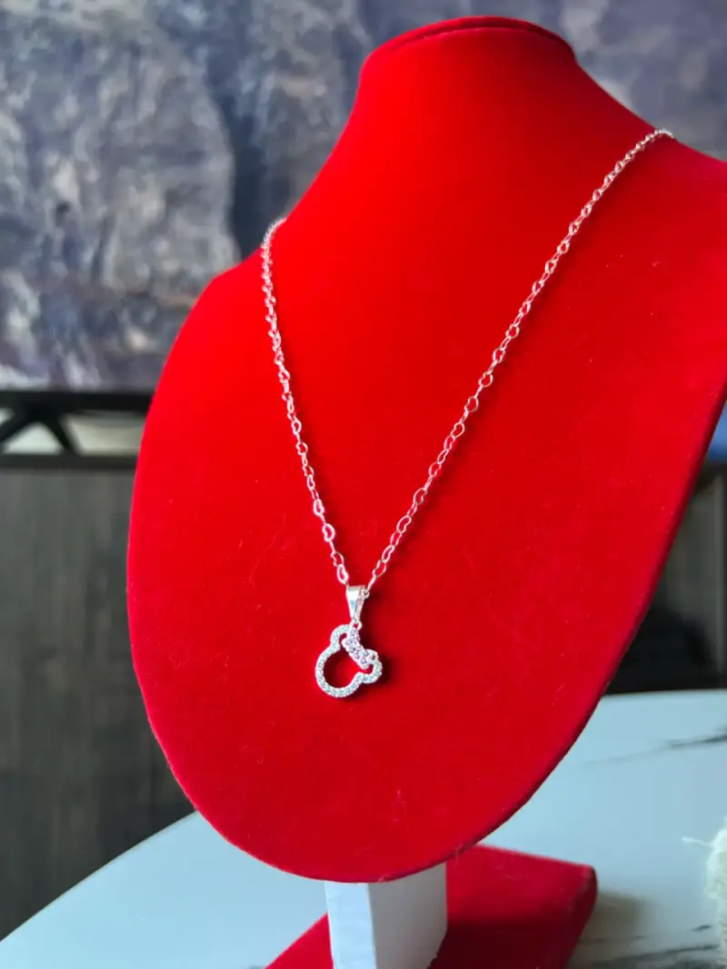 Collar con dije de flor - 6