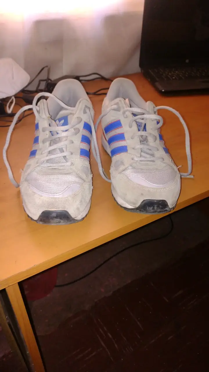 Zapatillas deportivas gris y azul - 3