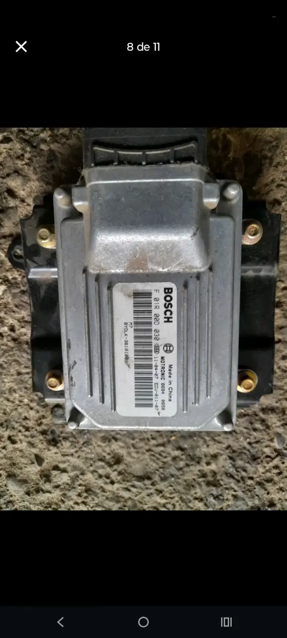 Unidad de control Bosch para auto