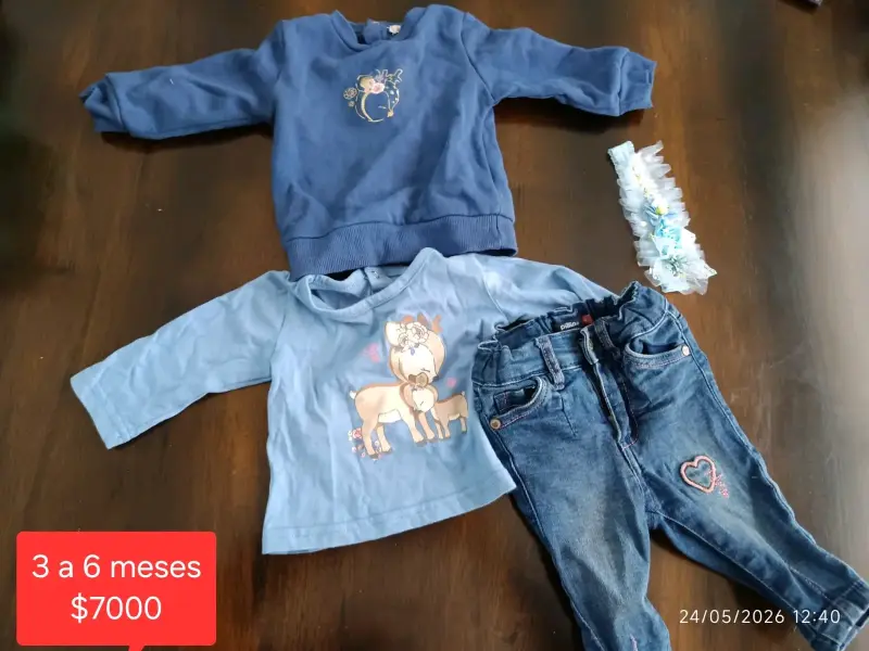 Conjunto ropa bebé 3 a 6 meses