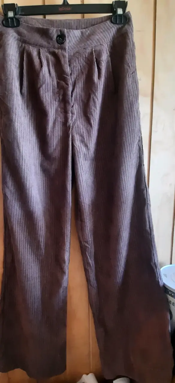 Pantalones de pana marrones - 1