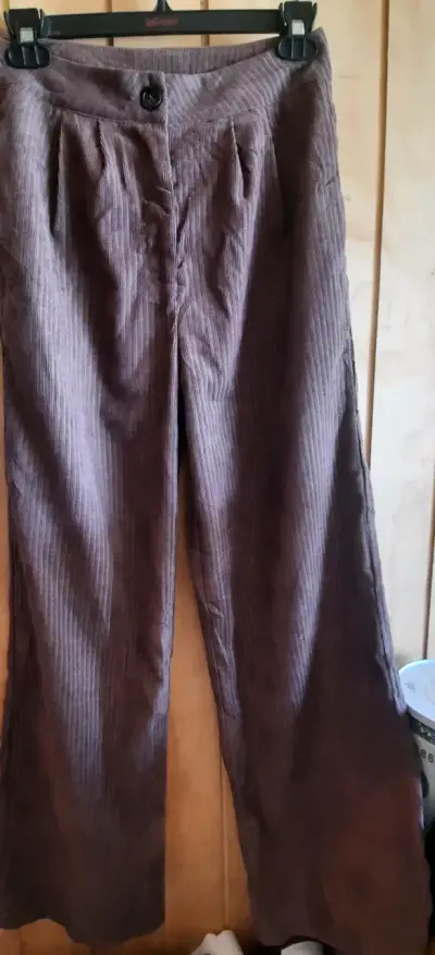 Pantalones de pana marrones - miniatura 1