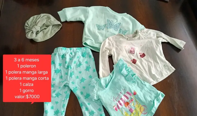 Conjunto de ropa para bebé