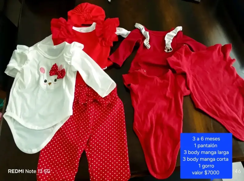 Conjunto de ropa para bebé 3-6 meses