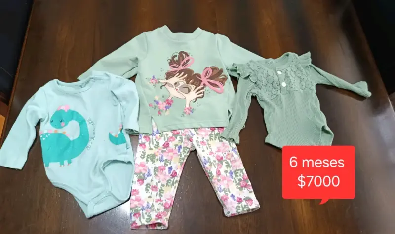 Ropa bebé 6 meses, 4 piezas