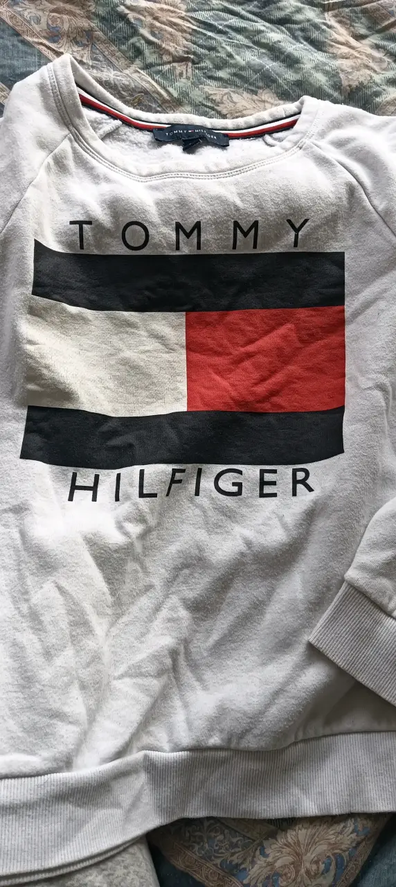 Polerón Tommy Hilfiger gris - 1