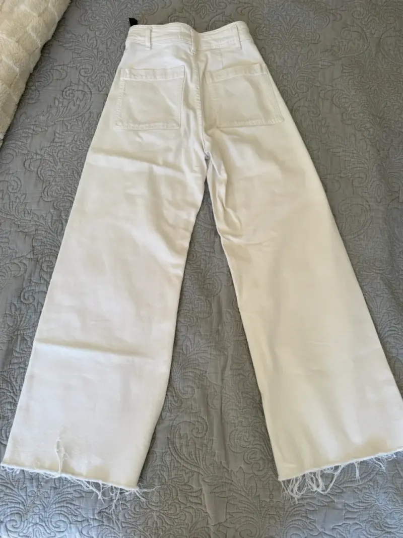 Pantalones de mezclilla blancos - 2