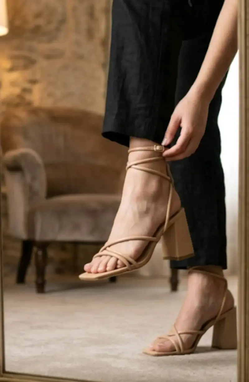 Sandalias GOTTA originales taco alto - 1