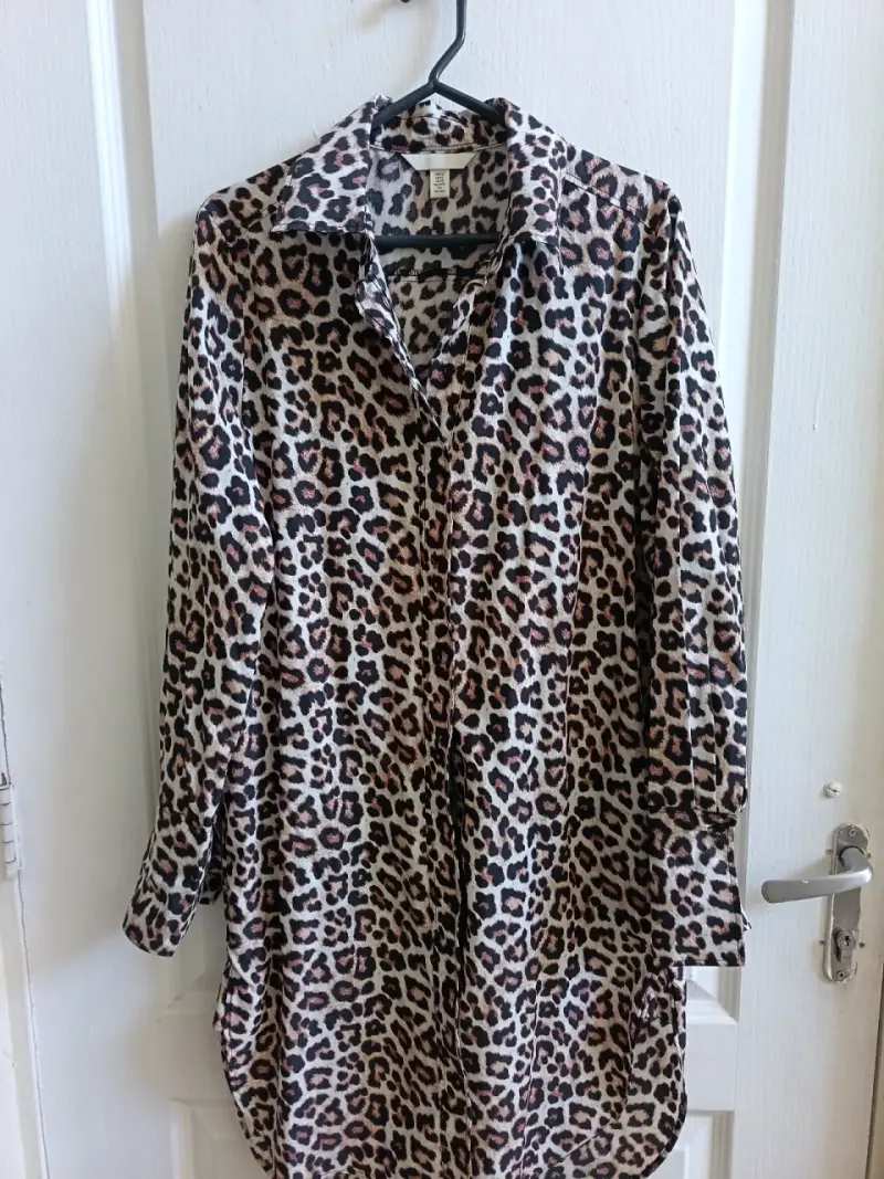 Blusa larga estampado animal print - 3
