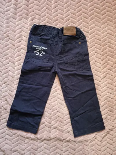 Pantalones azul marino para niño - miniatura 1