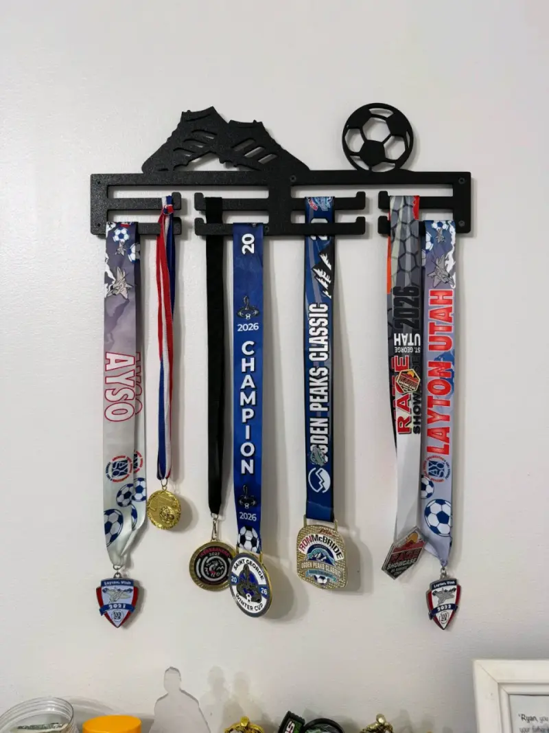 Colgador medallas fútbol - 5