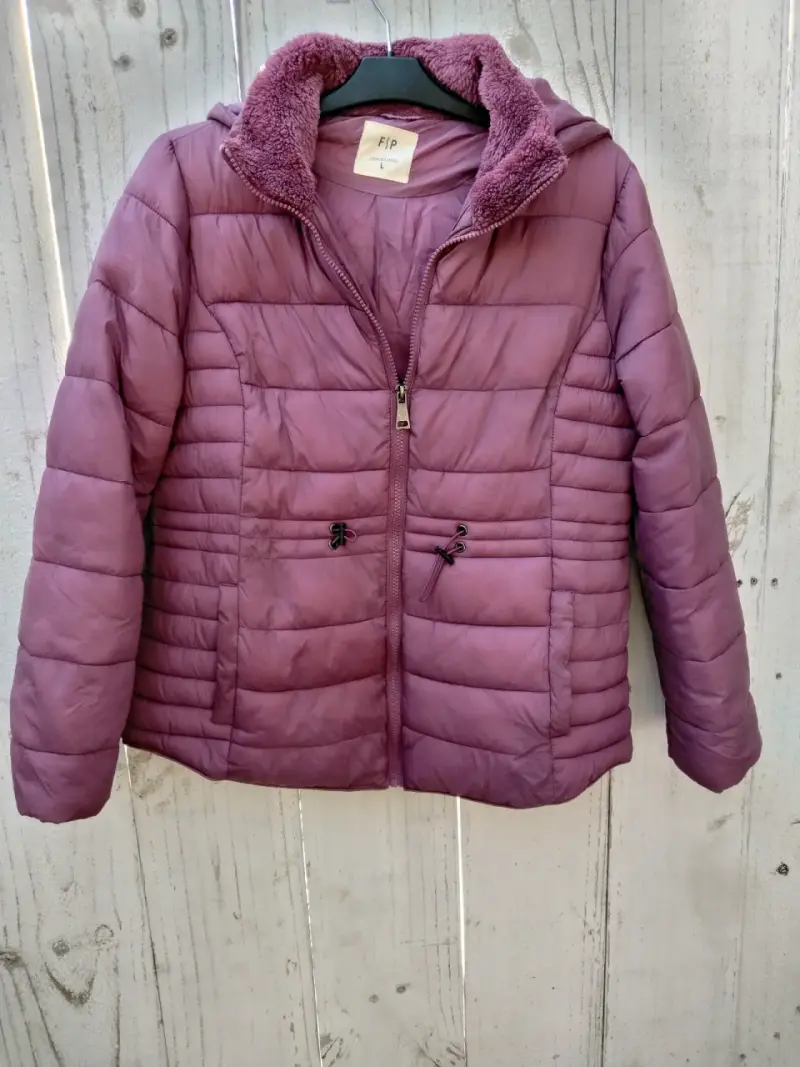 Chaqueta acolchada rosada - 2