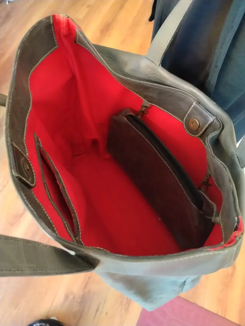 Cartera grande gris - 2
