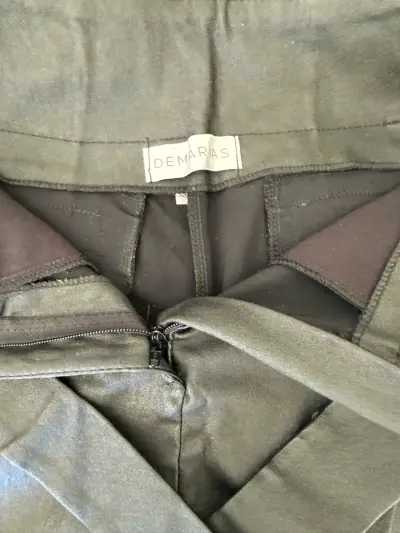Pantalón paperbag gris para mujer - miniatura 2