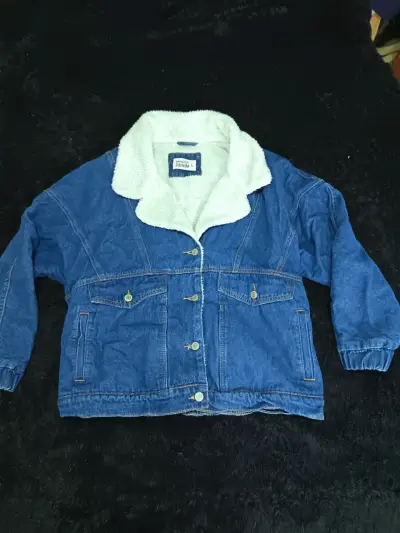 Chaqueta mezclilla con chiporro opposite - miniatura 1