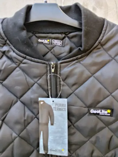 Chaqueta acolchada negra GeoLite - miniatura 2