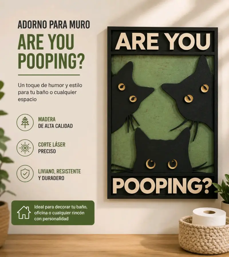 Adorno Muro "Are You Pooping?"