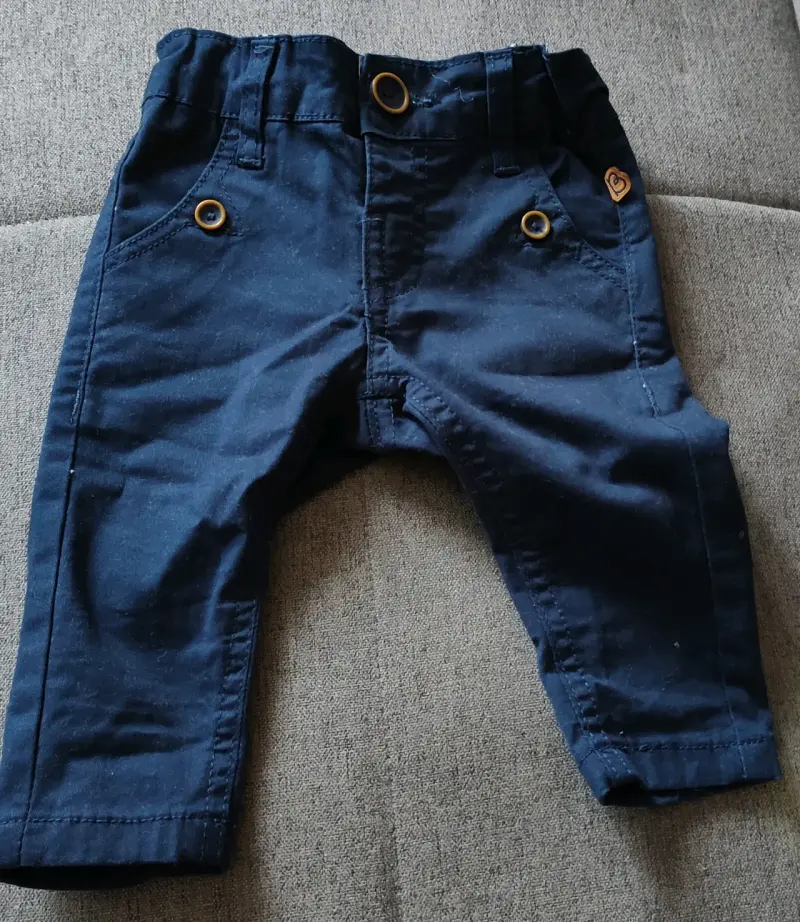 Pantalones bebé azul marino - 1