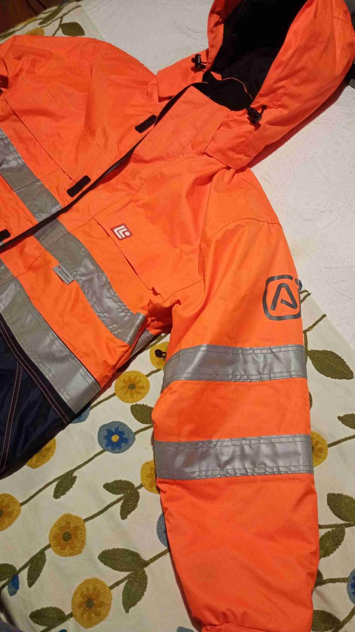 Chaqueta de seguridad reflectante naranja - 1