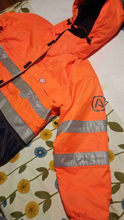 Chaqueta de seguridad reflectante naranja - miniatura 1