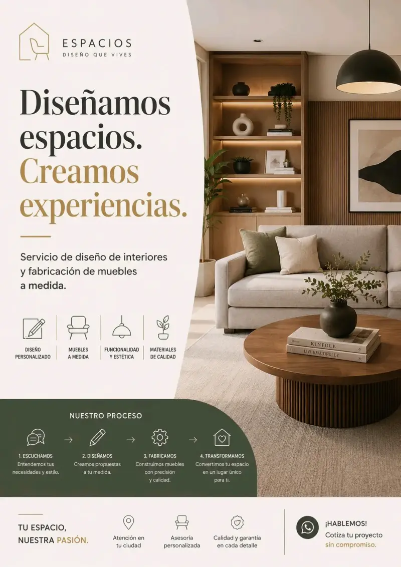 Servicio de diseño de interiores
