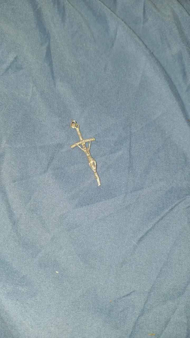 Colgante crucifijo plata 925 - 2
