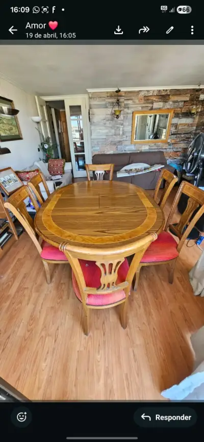 Juego de comedor de encina - miniatura 2