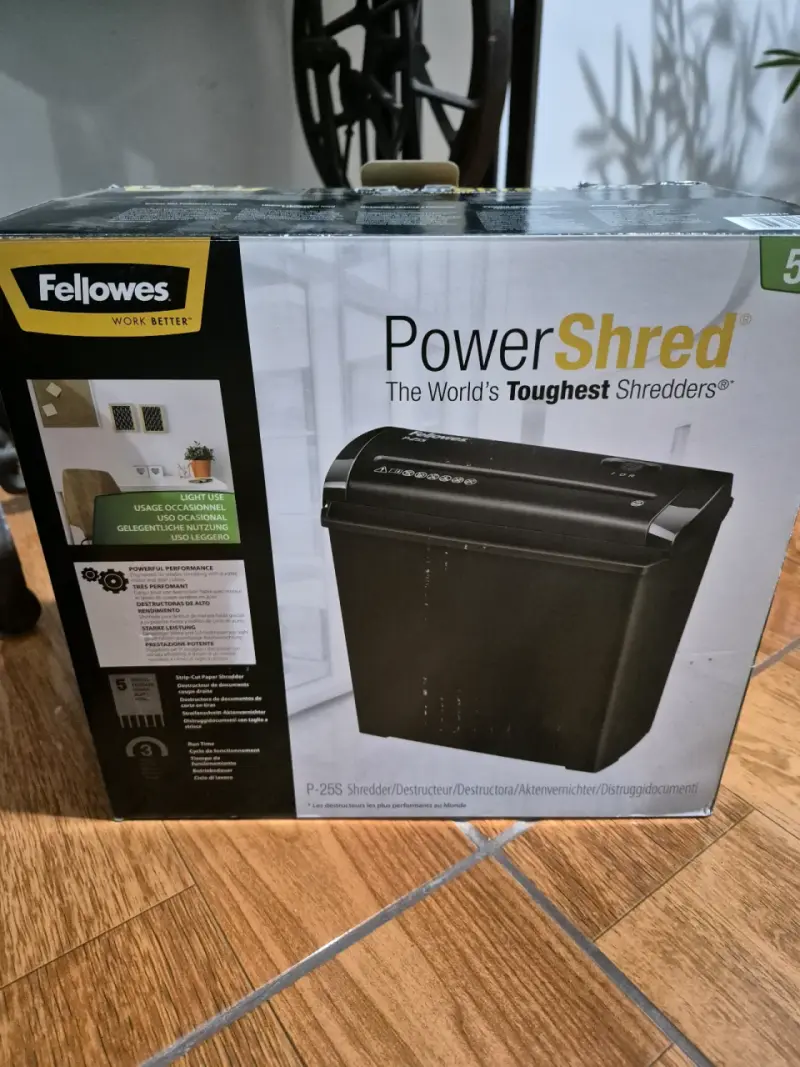 Destructora de papel Fellowes PowerShred - 1