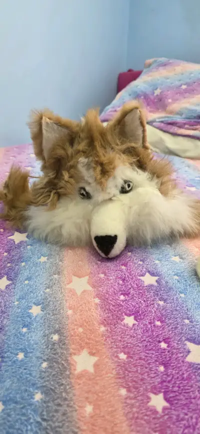 Gorro peludo lobo - miniatura 1