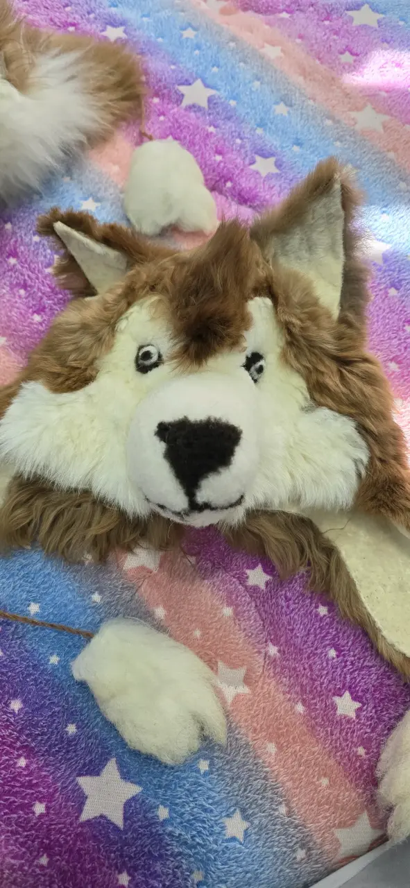 Gorro peludo lobo - 2