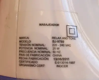 Masajeador Relax And Tone - miniatura 6