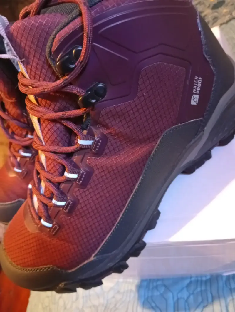 Botas de trekking moradas contra agua - 2