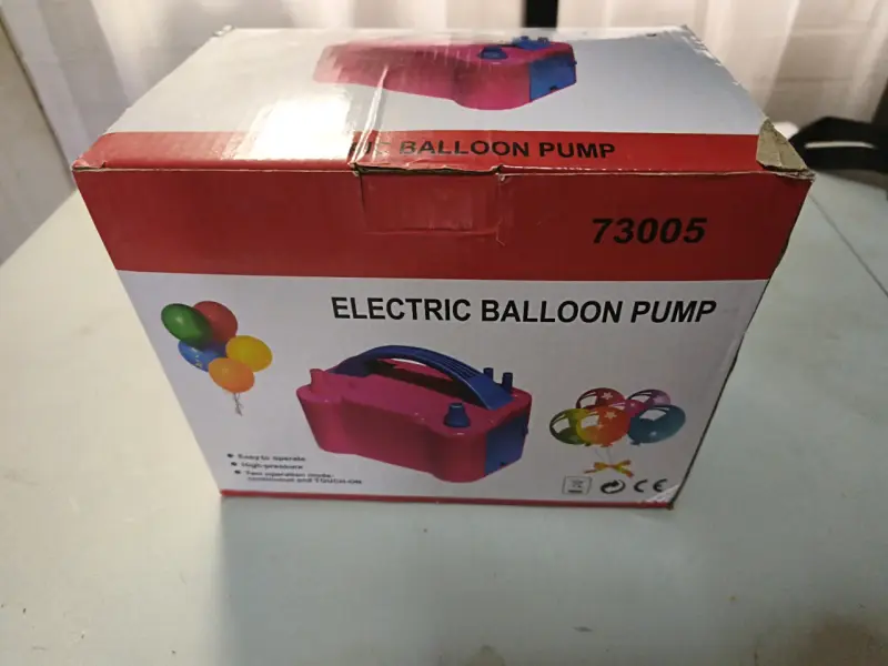 Bomba eléctrica para inflar globos