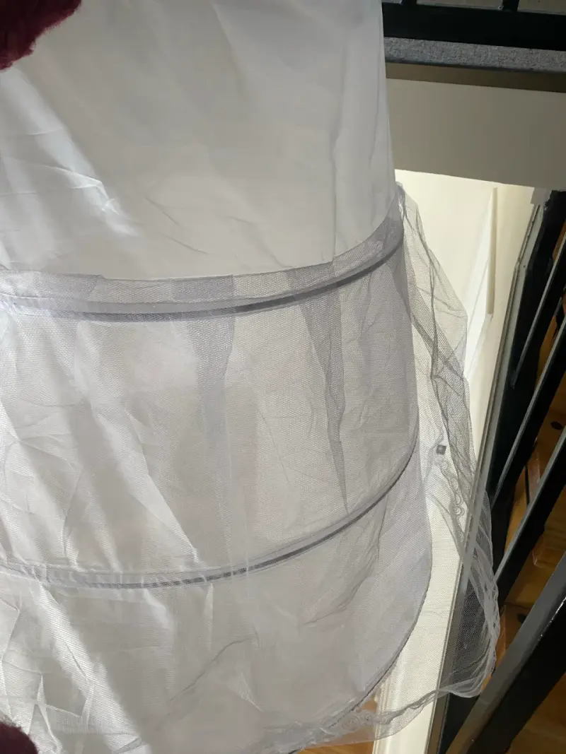 Falso de vestido de novia estilo princesa - 3
