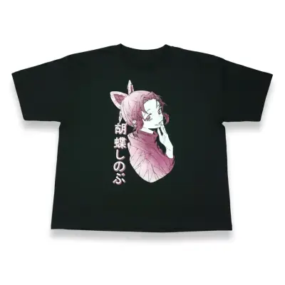 Polera Shinobu Kocho - negra anime - miniatura 2
