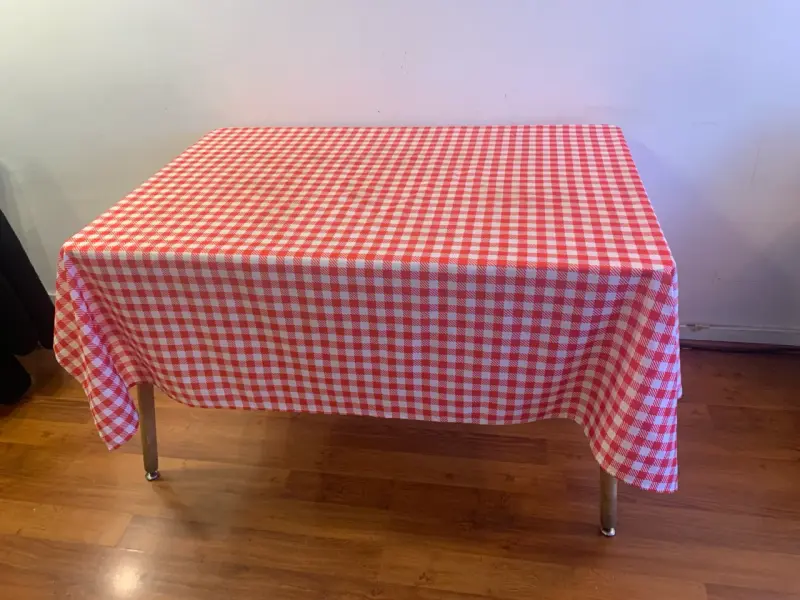 Mesa blanca rectangular - 4